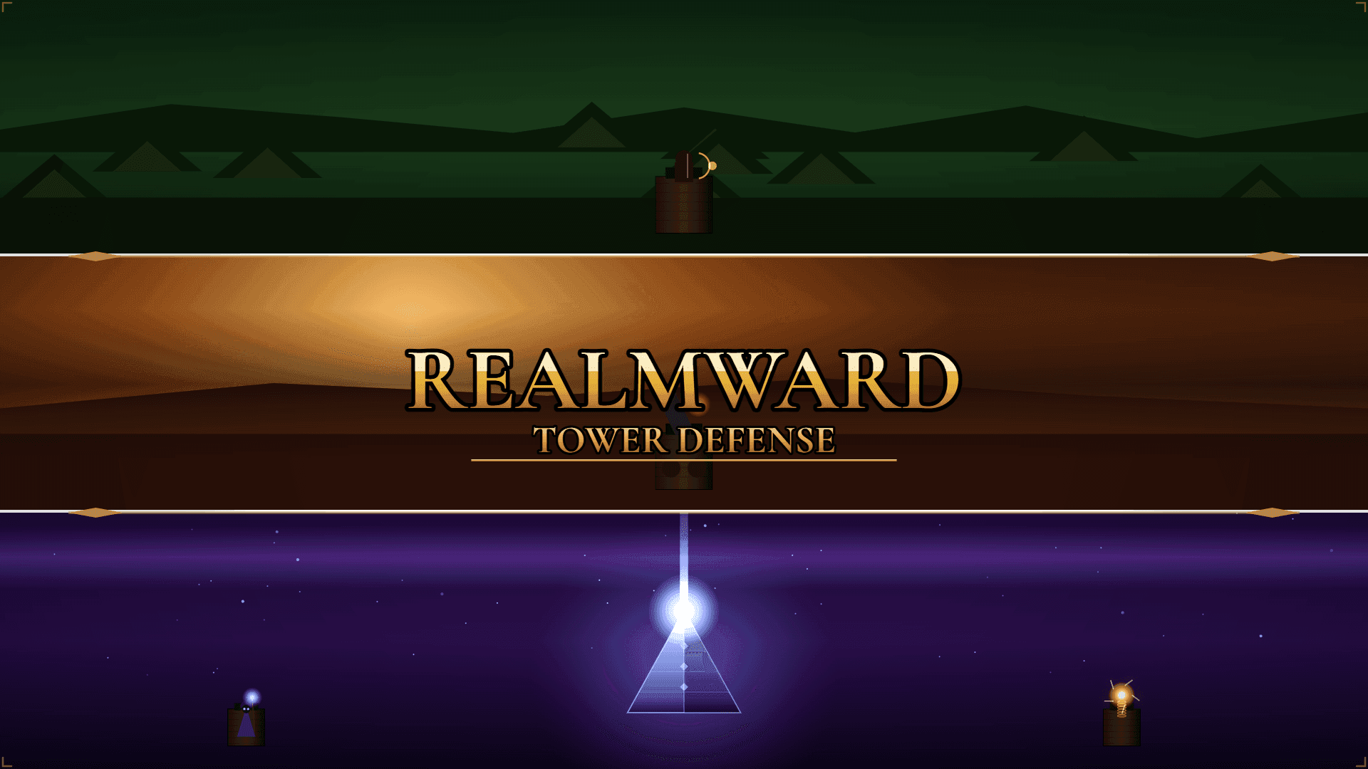 Realmward Tower Defense — Key art